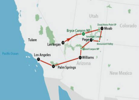 Tour Stati Uniti d'America USA viaggio organizzato Southwestern Experience